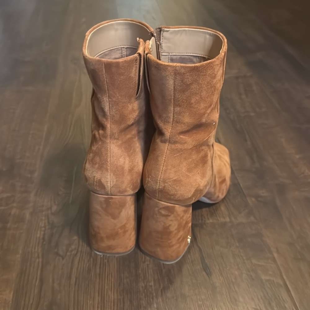 Brown Suede Ankle Boots - Picture 6 of 8